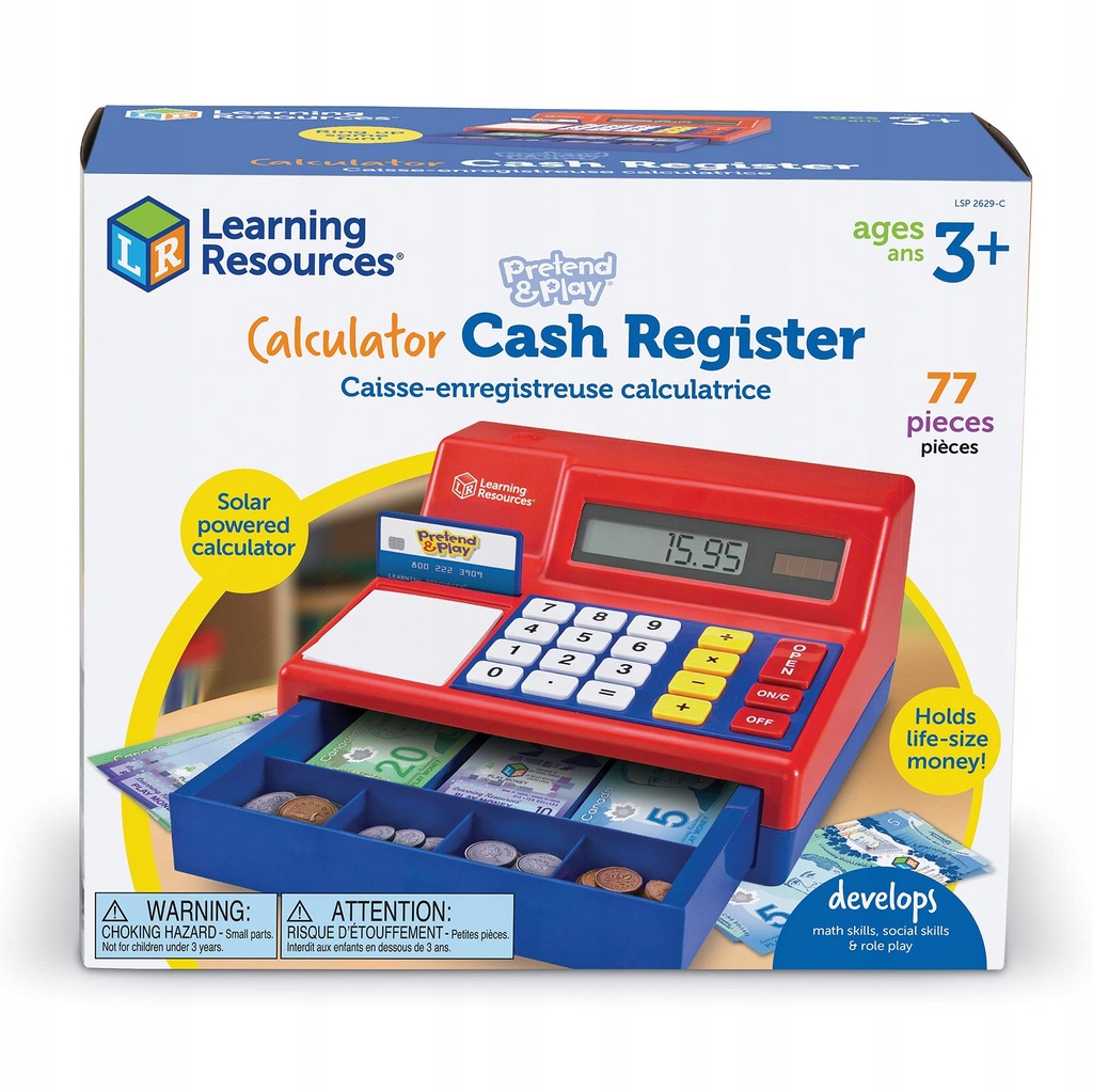 Learning Resources Pretend Play sie Kalkulator
