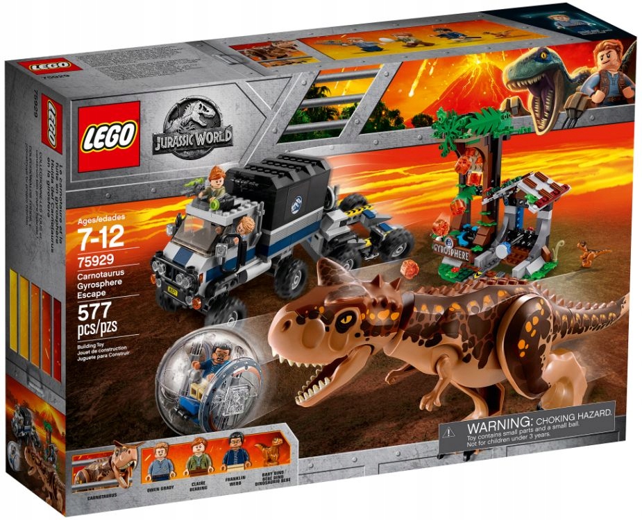 LEGO Jurassic World 75929 Ucieczka przed karnotaur