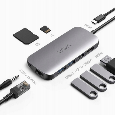 VAVA USB C Hub 9 in 1 Type C Adapter 4K HDMI