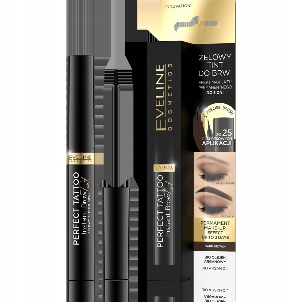 Eveline Perfect Tatoo Żelowy Tint do brwi 6ml