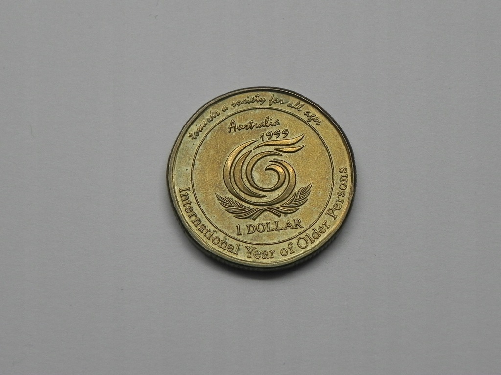 48340/ 1 DOLLAR 1999 AUSTRALIA MIĘDZYNARODOWY ROK OSÓB STARSZYCH