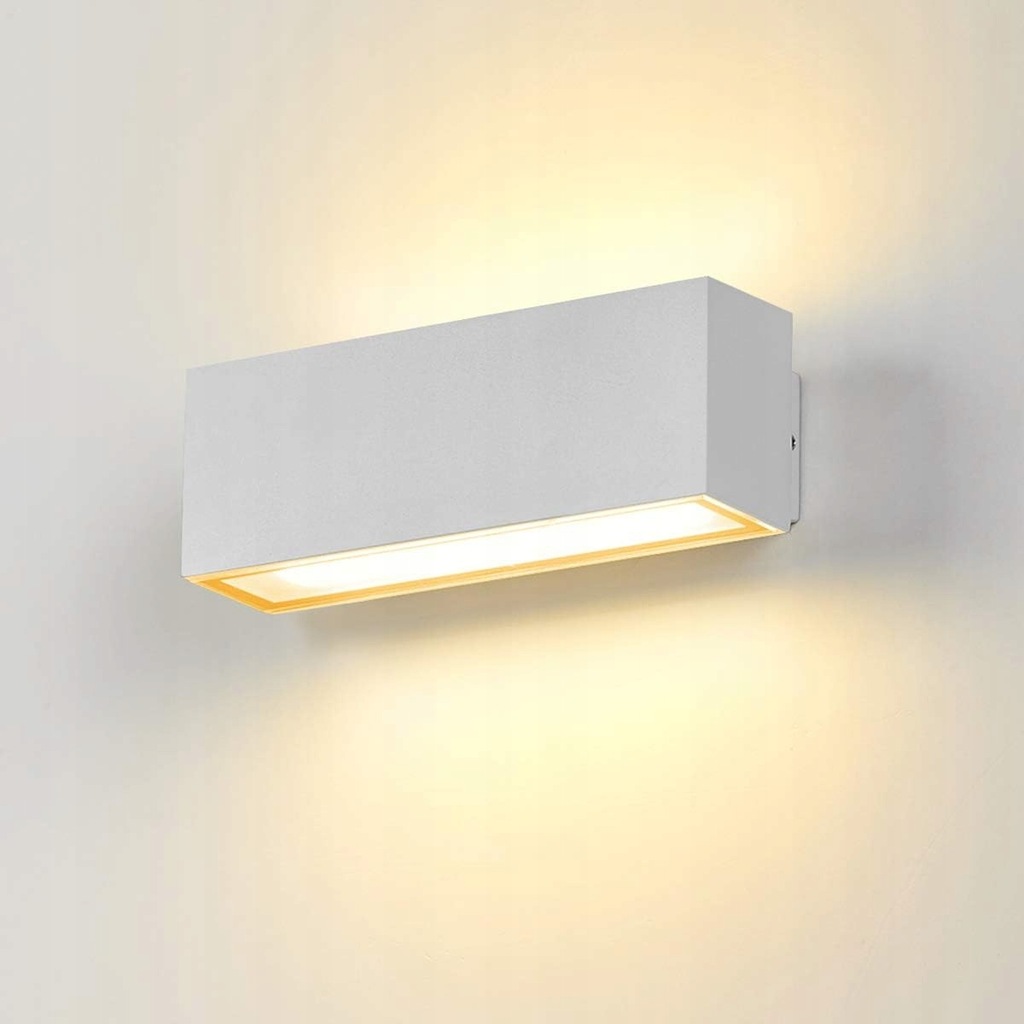 Kinkiet Dr.lazy biały zintegrowane źródło LED 12 W