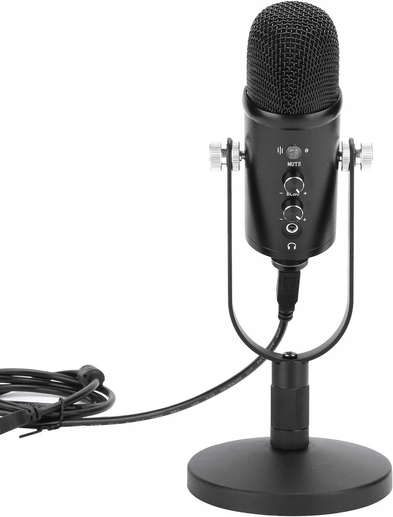 Mikrofon BM-86 USB Z PODSTAWĄ PROFESJONALNY