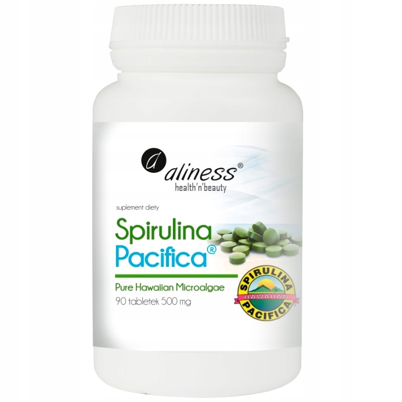 Aliness Spirulina Pacifica 90 tabletek 500mg