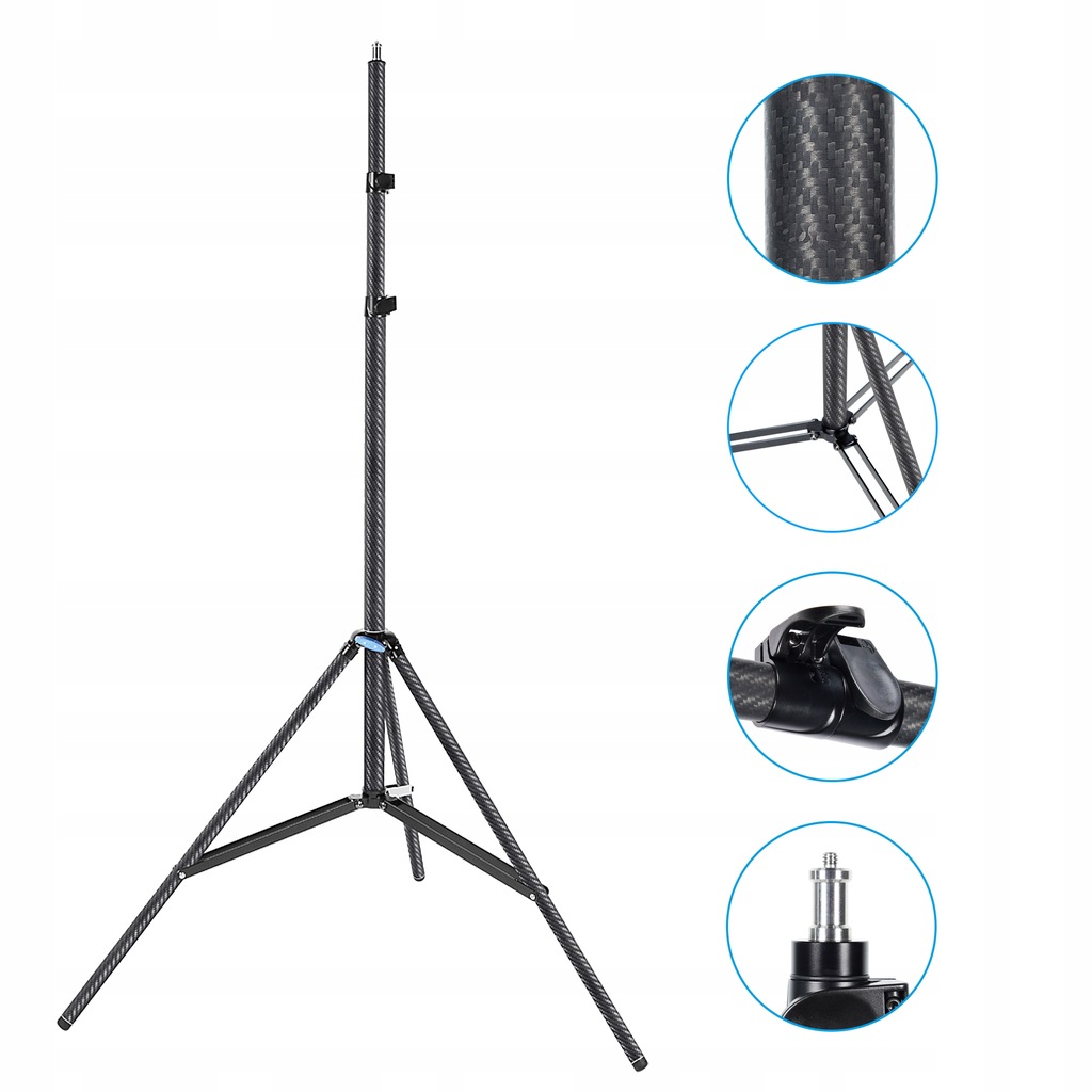 Węglowy Statyw Oświetleniowy Sirui DK28 280 cm