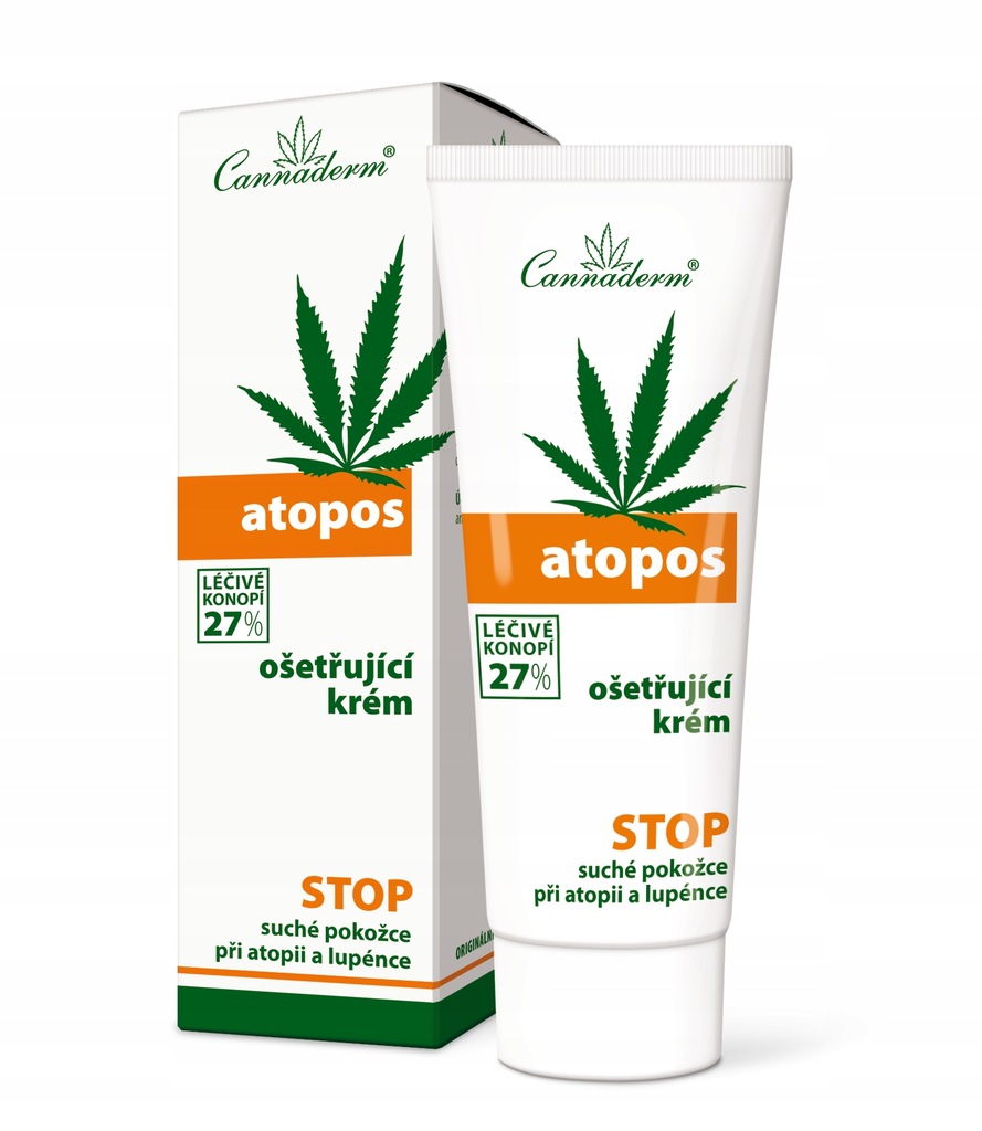 Cannaderm Atopos 75g krem do ciała na AZS i łuszczycę