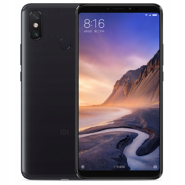 Smartfon Xiaomi Mi Max 3 6/128GB czarny