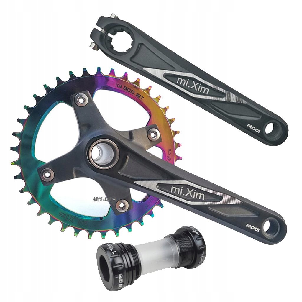 Velobike 170mm 12° Zestaw korbowy Single Speed Korba 170mm ze - 11000246664