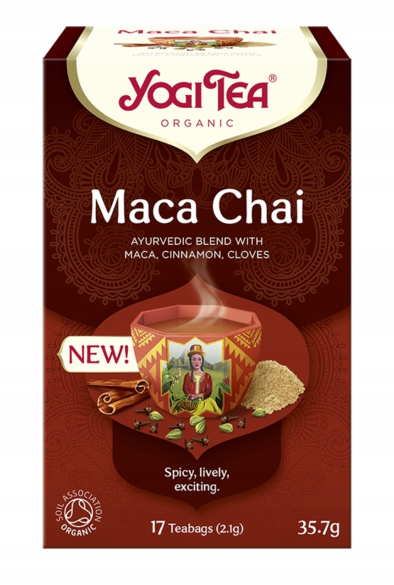 Herbata Maca Chai ziołowa ekspresowa Yogi Tea 35,7 g
