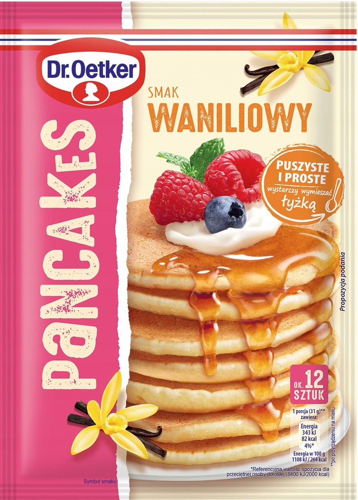 Pancakes smak Waniliowy Dr.Oetker 170 g