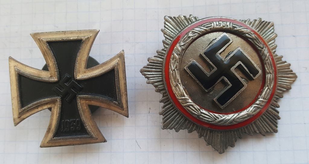 Krzyż Zelazny 1939 i wysoki order Niemiecki