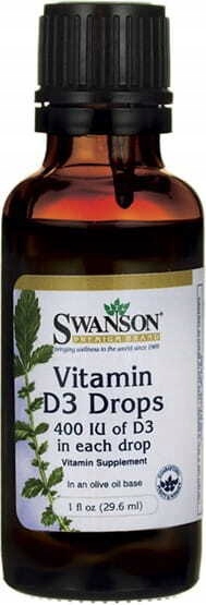 Witamina D3 w płynie 400 IU Vitamin D-3 Drops 29,6