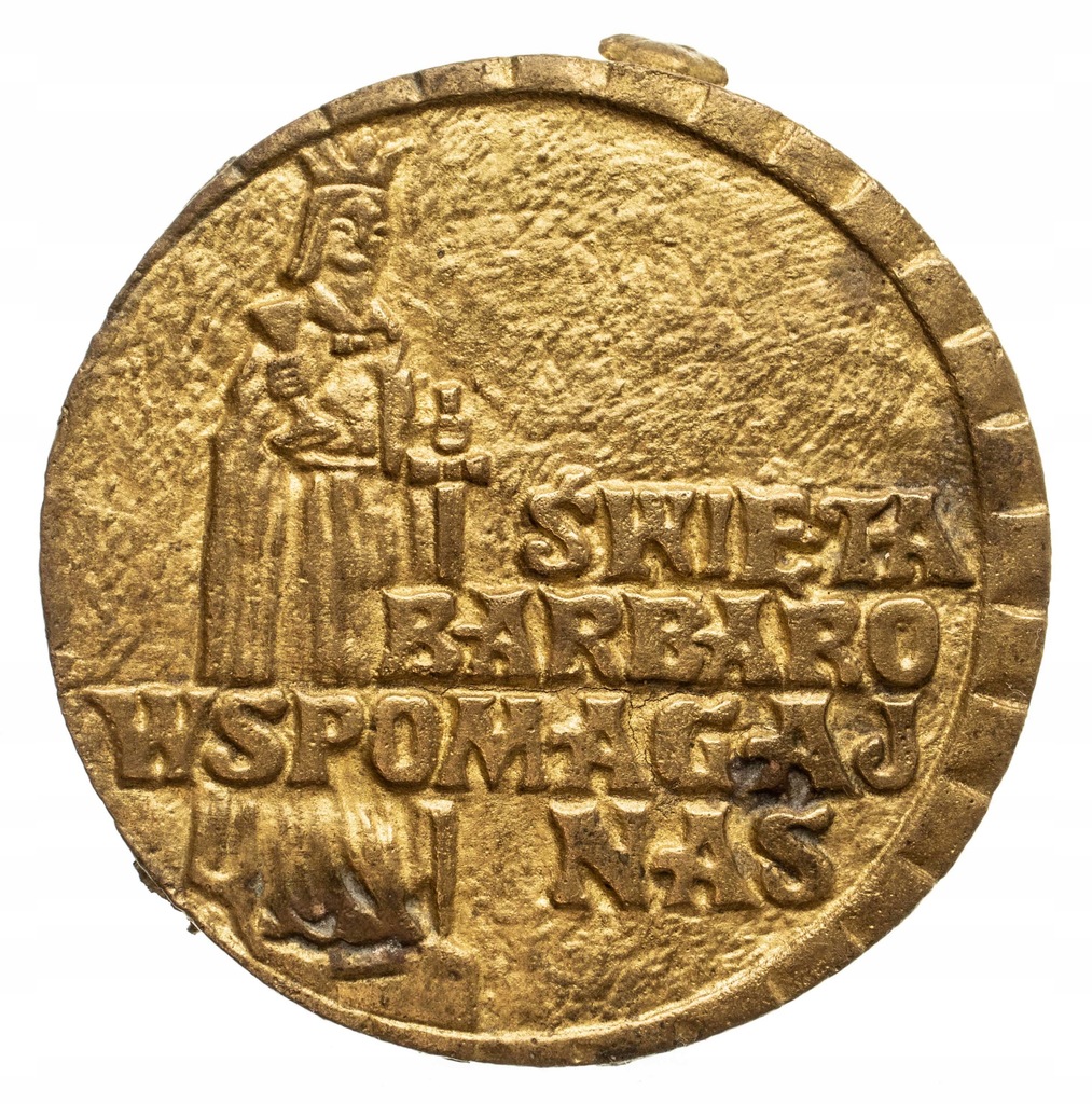 MEDAL SOLIDARNOŚĆ KOPALNI KONIN ŚWIĘTA BARBARO
