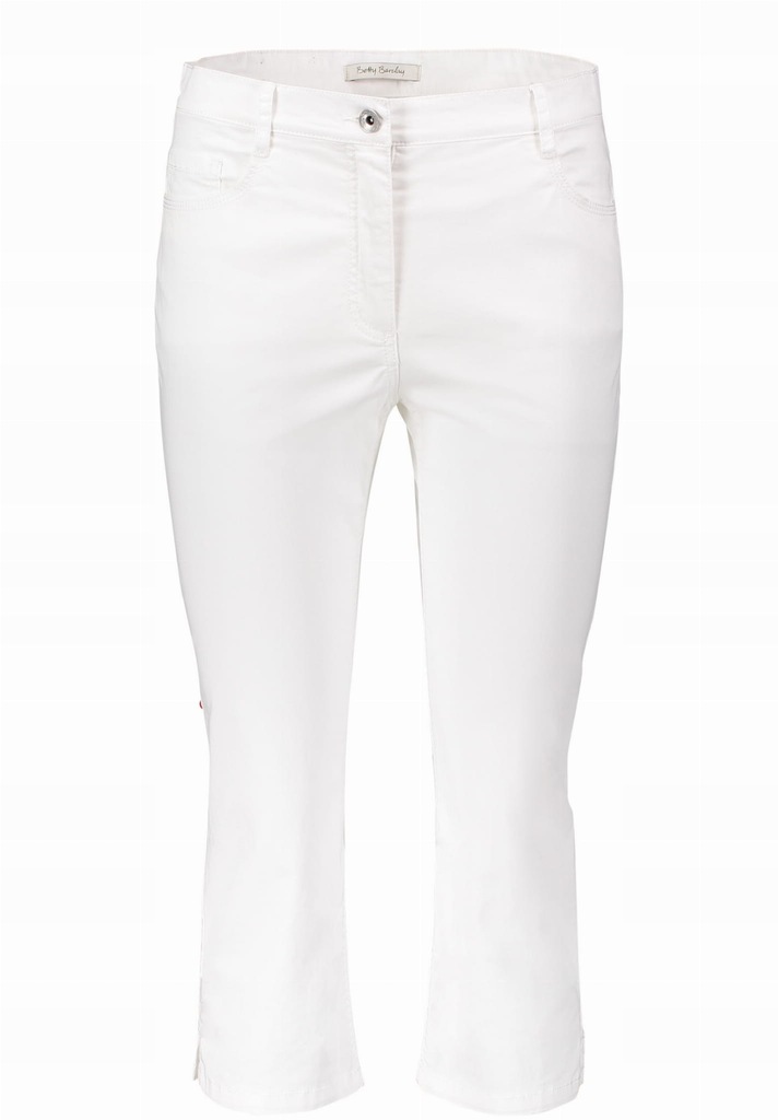 Spodnie BETTY BARCLAY 38 białe capri 3/4 promocja