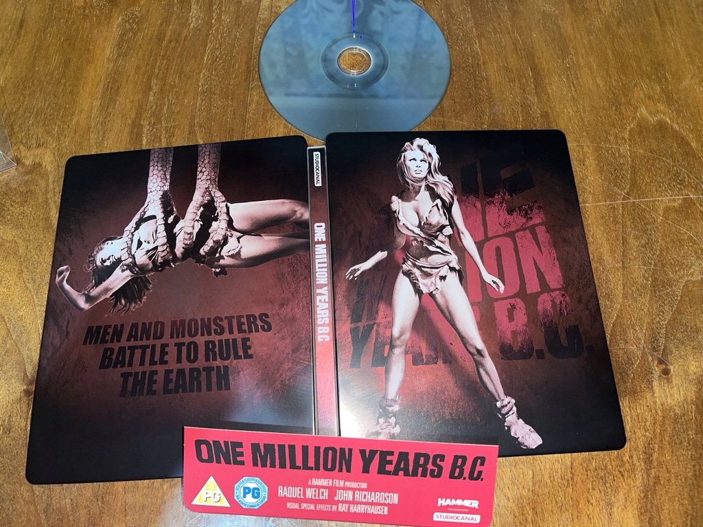 blu ray One million years BC steelbook