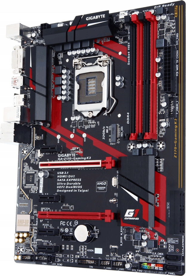 Купить Материнская плата GIGABYTE GA-Z170-Gaming K3. Гв.: отзывы, фото, характеристики в интерне-магазине Aredi.ru