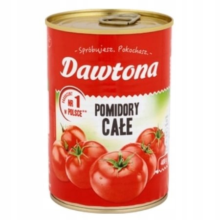 Pomidory całe bez skórki Dawtona 400g