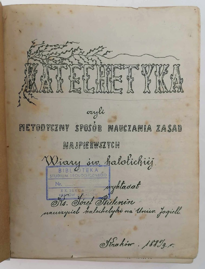 Katechetyka - Ks. Józef Bielenin