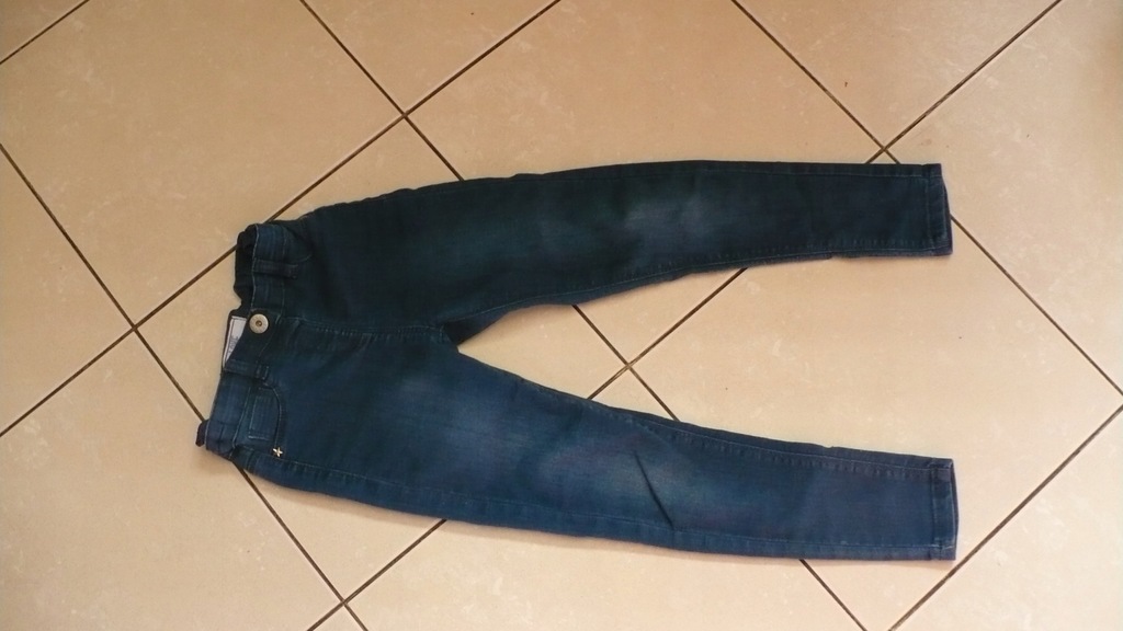 spodnie dżinsy rurki 6-7 lat 122 cm