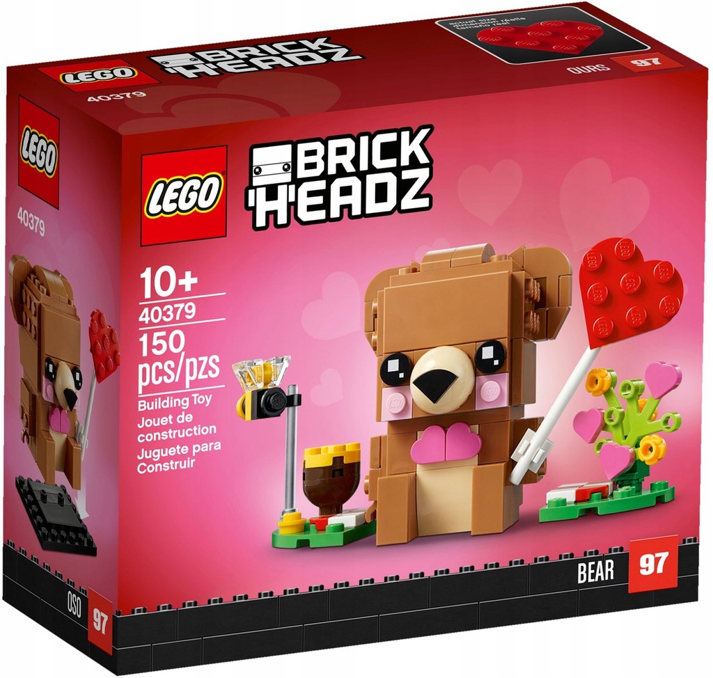 Lego BrickHeadz 40379 - Walentynkowy Miś