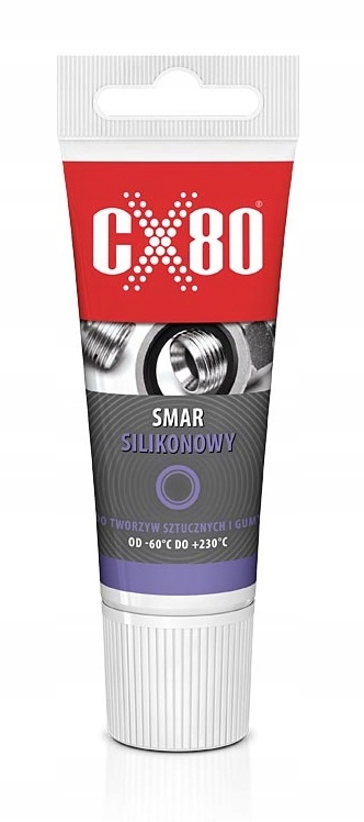 SMAR SILIKONOWY BEZBARWNY SMARY CX-80 TUBKA 40g