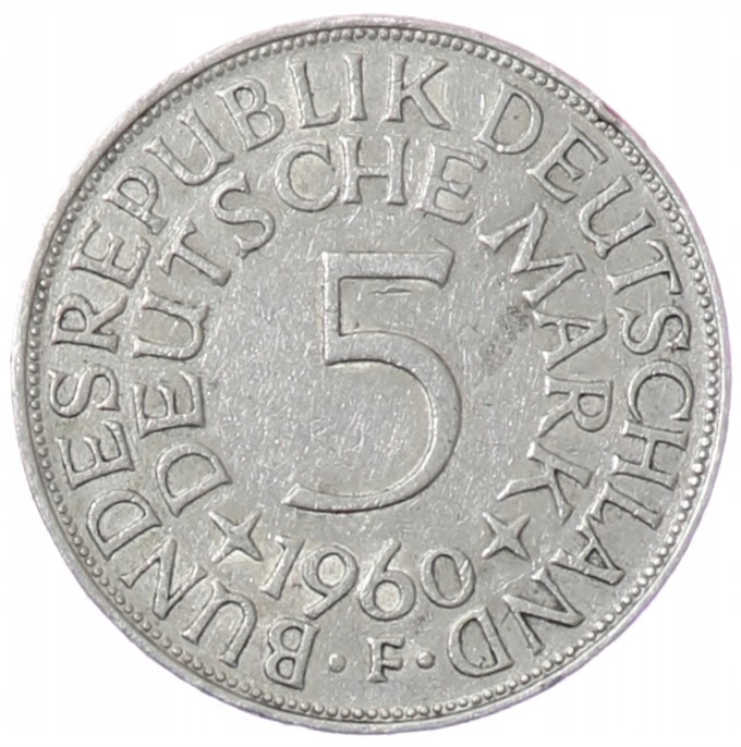 5 marek - Niemcy - 1960 rok - F