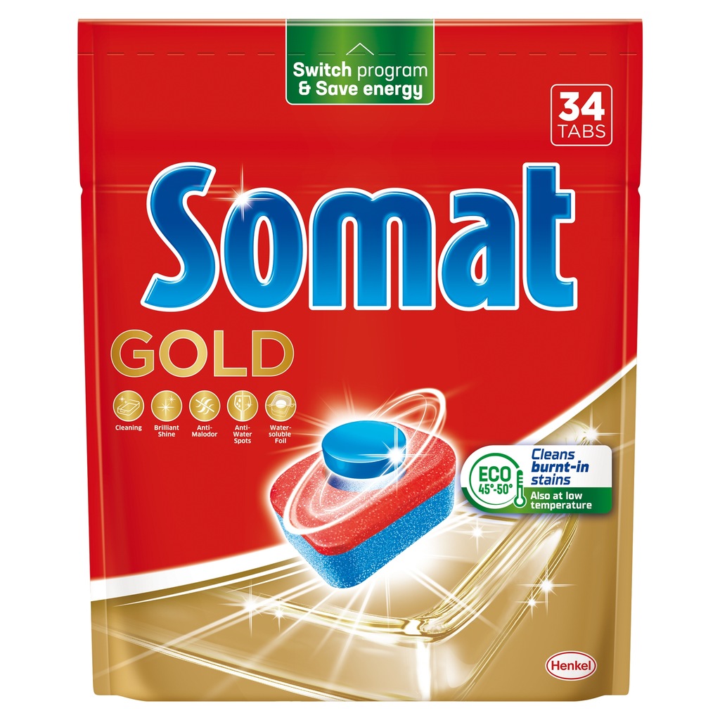 Somat Gold Tabletki do zmywarki 34 szt.