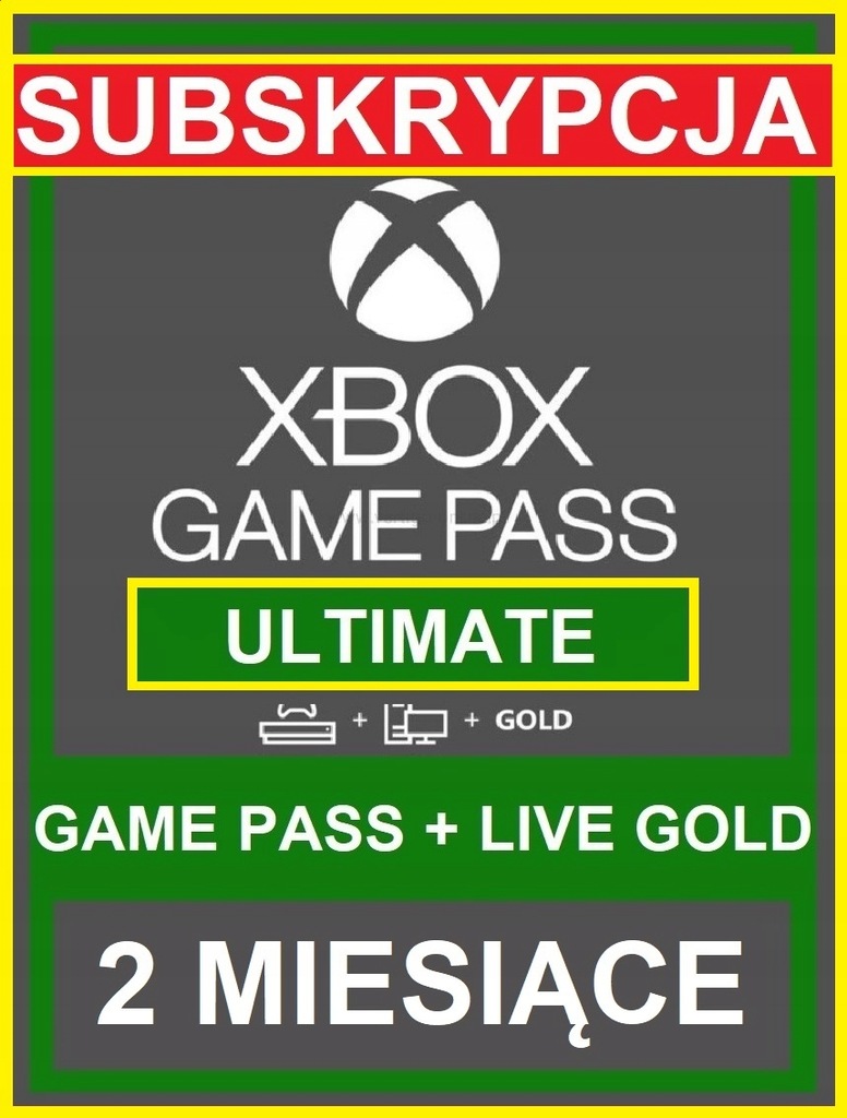 Game Pass ULTIMATE 2 miesiące 60 dni KOD