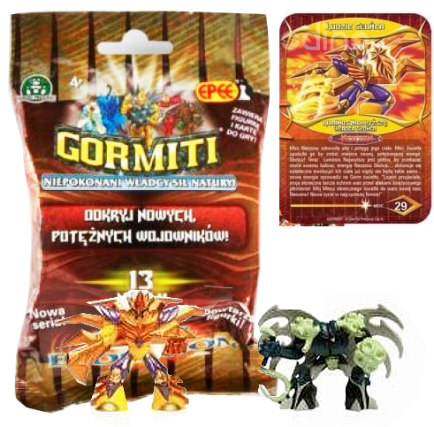 GORMITI EVOLUTION SASZETKA FIGURKA KOLEKCJONERSKA