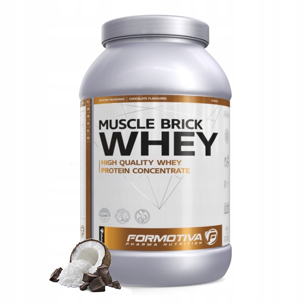 Formotiva Muscle Brick Whey 1000g czekolada kokos