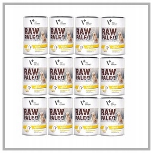 Raw Paleo Adult Turkey. Zestaw 12 x 400g. Mokra karma dla psa. Vetexpert.