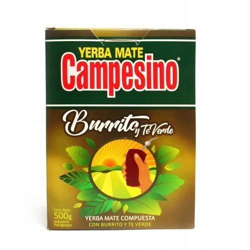 Yerba Mate Campesino Te Verde Burrito 500g