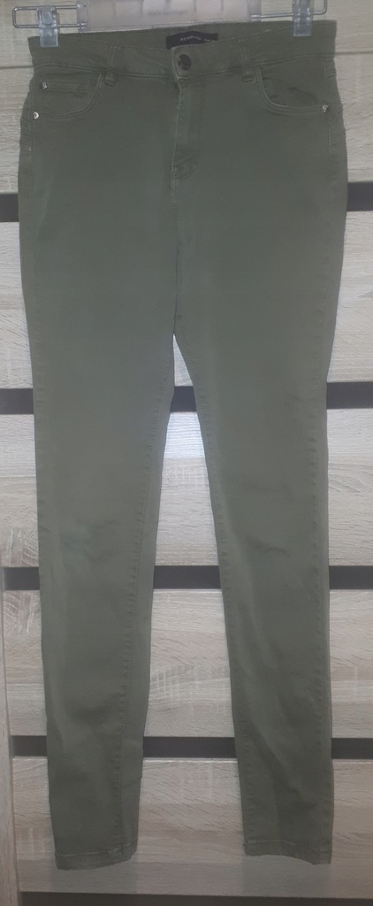 SPODNIE jeansowe khaki r.36 j.nowe Reserved