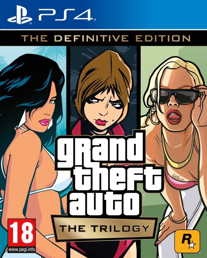 Grand Theft Auto GTA Trilogy Definitive Edition PS 4