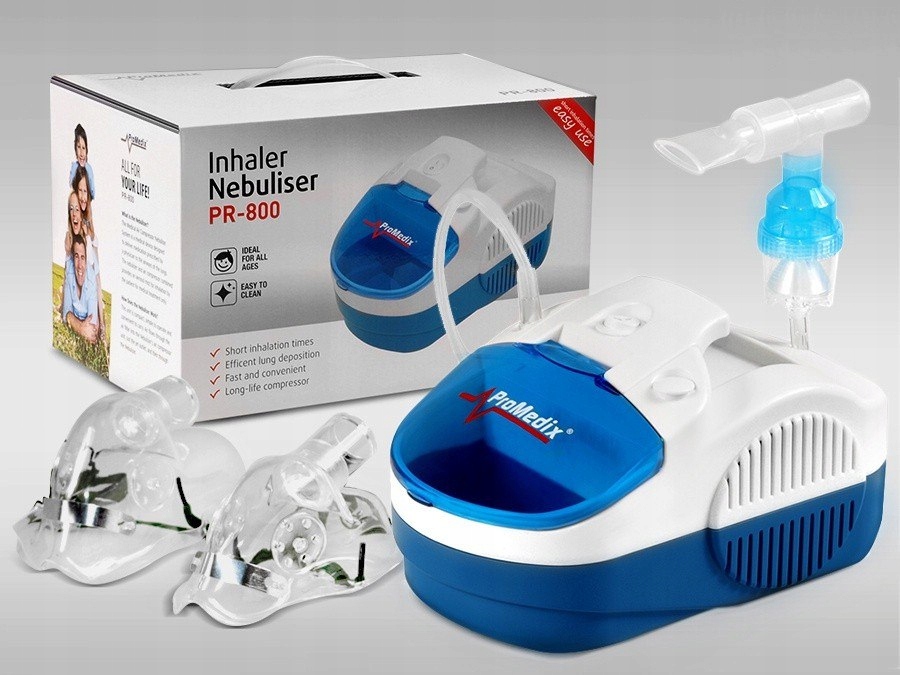PR-800 Inhalator ProMedix / zestaw - nebulizator,