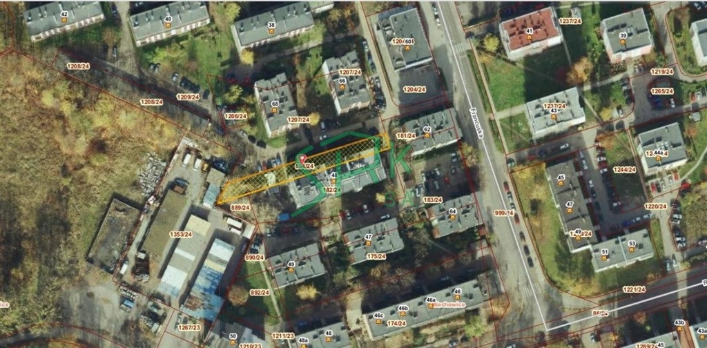 Działka, Bytom, 610 m²