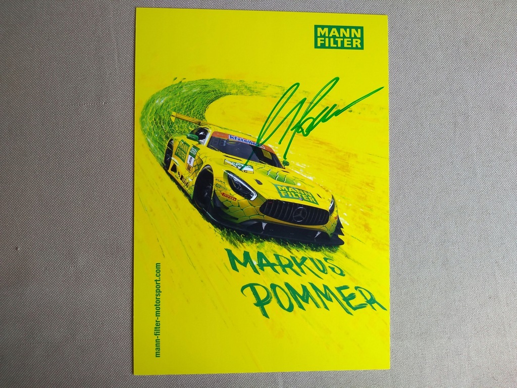 Markus Pommer - Autograf