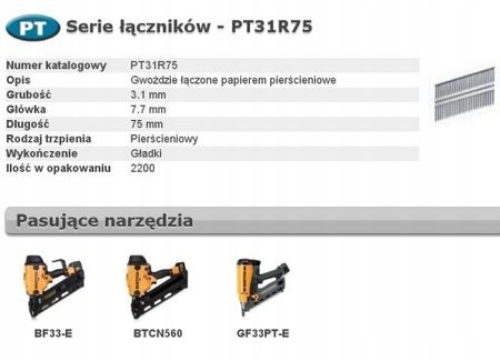 P-TAPE 310-75 PIERŚCIEŃ 2,2M PT31R75 BOSTITCH