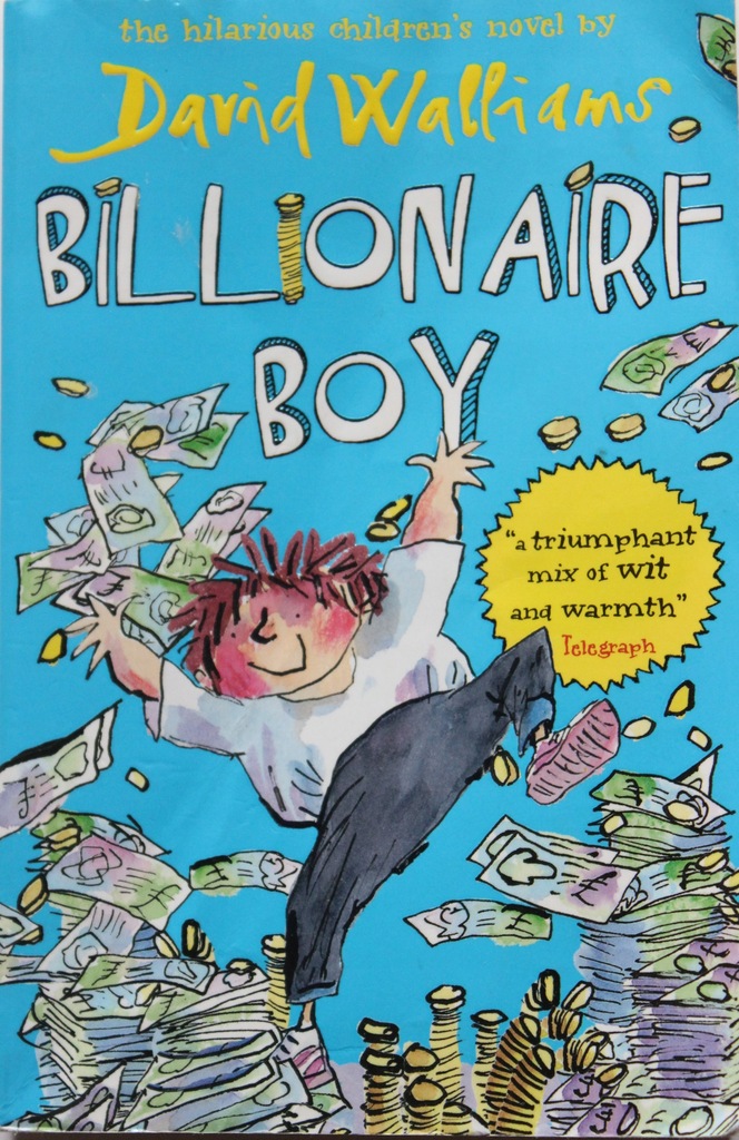 BILLIONAIRE BOY, David Walliams 9564361202 oficjalne archiwum Allegro