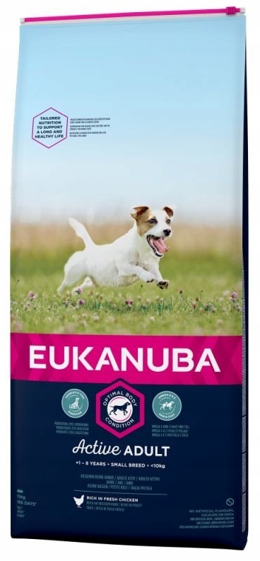 Eukanuba Activ Adult Small Breeds Chicken 15 kg ^