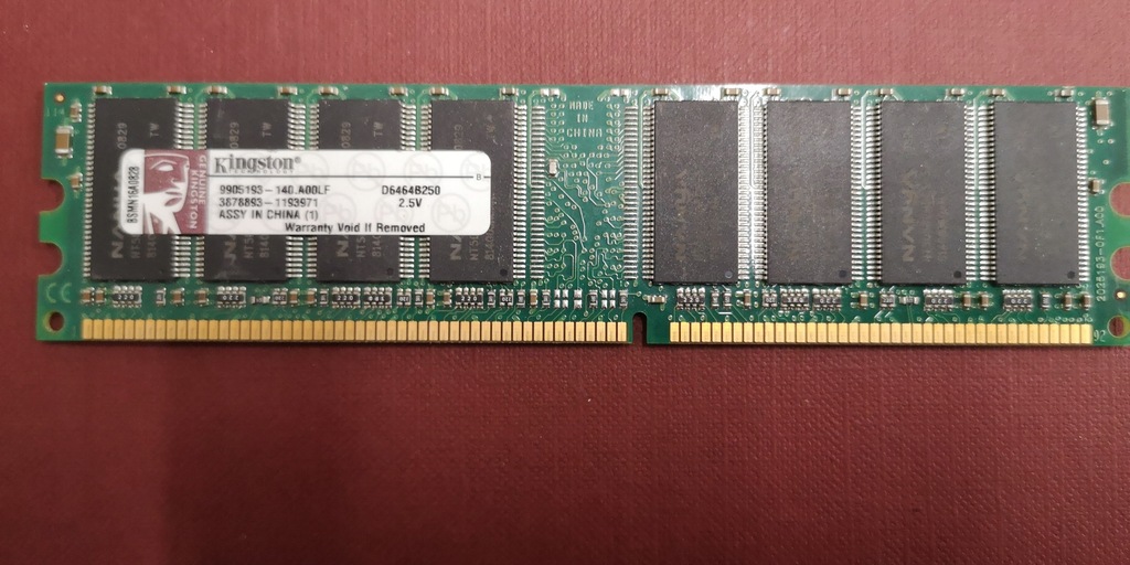 KINGSTON DDR DIMM 1GB