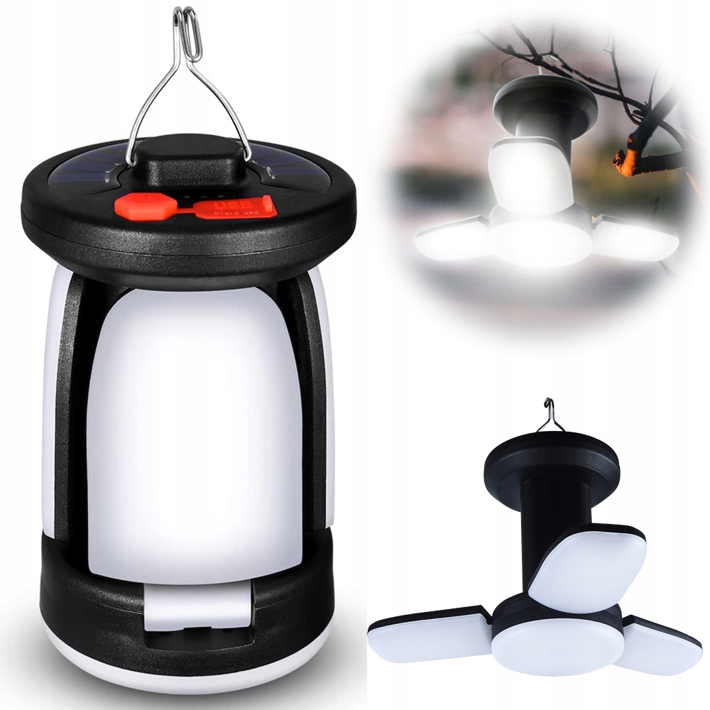 Latarnia LED Camping Biwak Turystyczna ObÓz Mocna