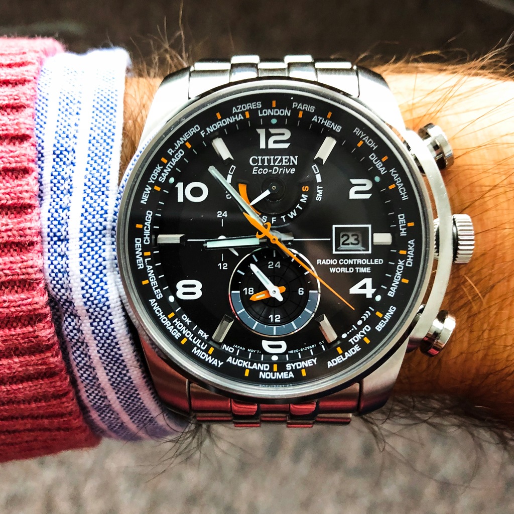 Citizen AT9010 52E Eco Drive WorldTime od 1 z BCM 7978239536 oficjalne archiwum Allegro