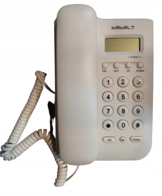 Telefon stacjonarny przewodowy BABALT F001-1