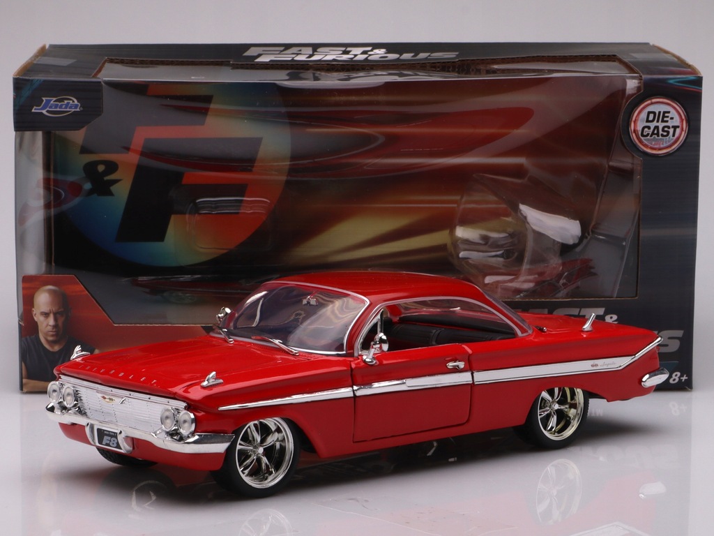 Chevrolet Impala Red - Fast & Furious 8 Jada 1:24