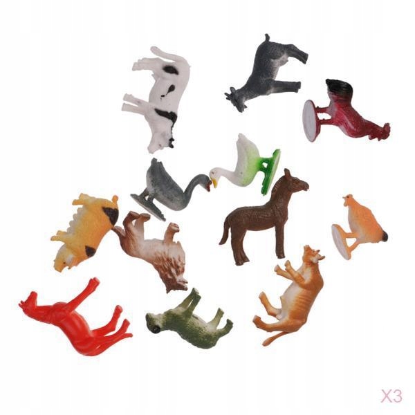 36x Zestaw realistycznych modeli zwierząt