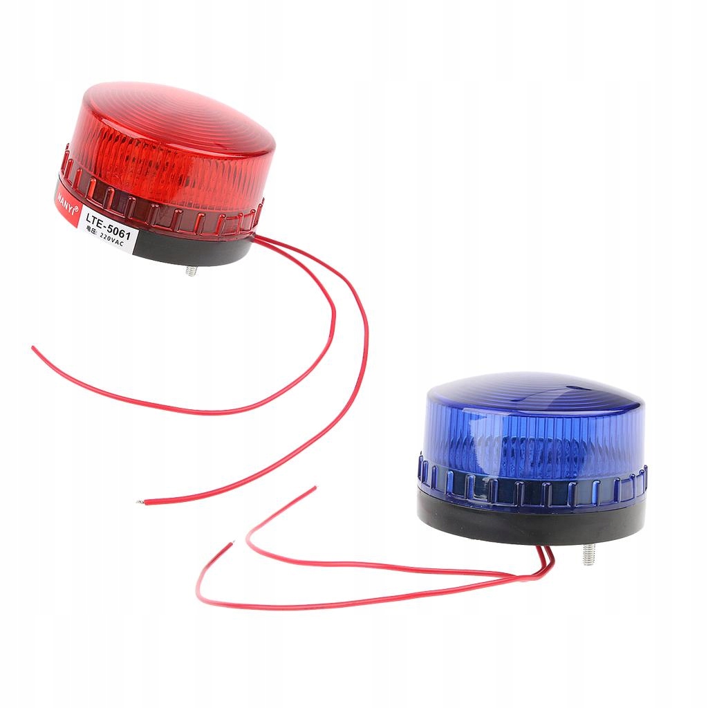220V red and and Emergency LED Flashing Strobe Signal Warning Light Lamp