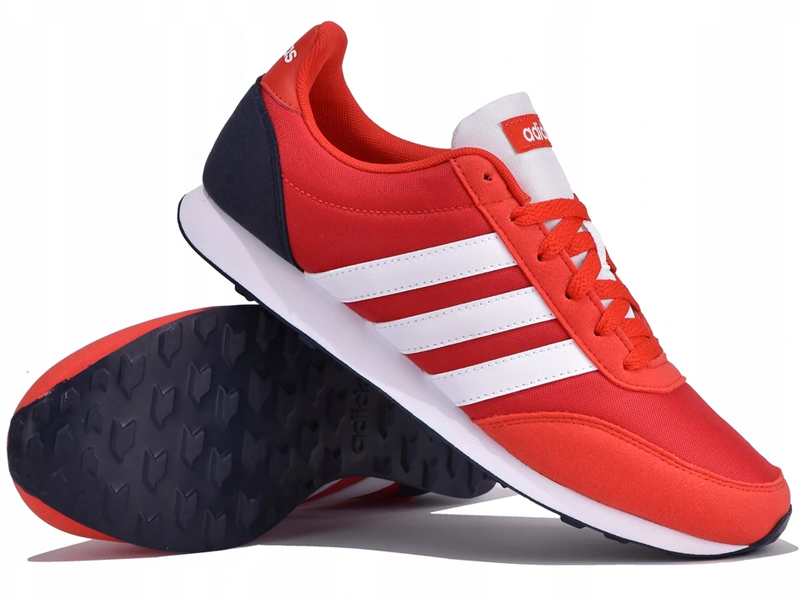 Buty ADIDAS V RACER DB0430 czerwone 46 # PROMO