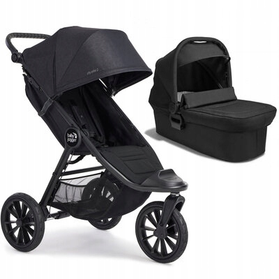 BABY JOGGER CITY ELITE 2 BLACK + GONDOLA 2w1