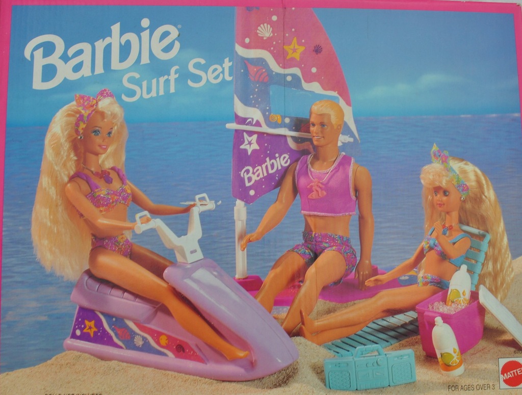 zestaw Barbie SURF SET MATTEL 1993